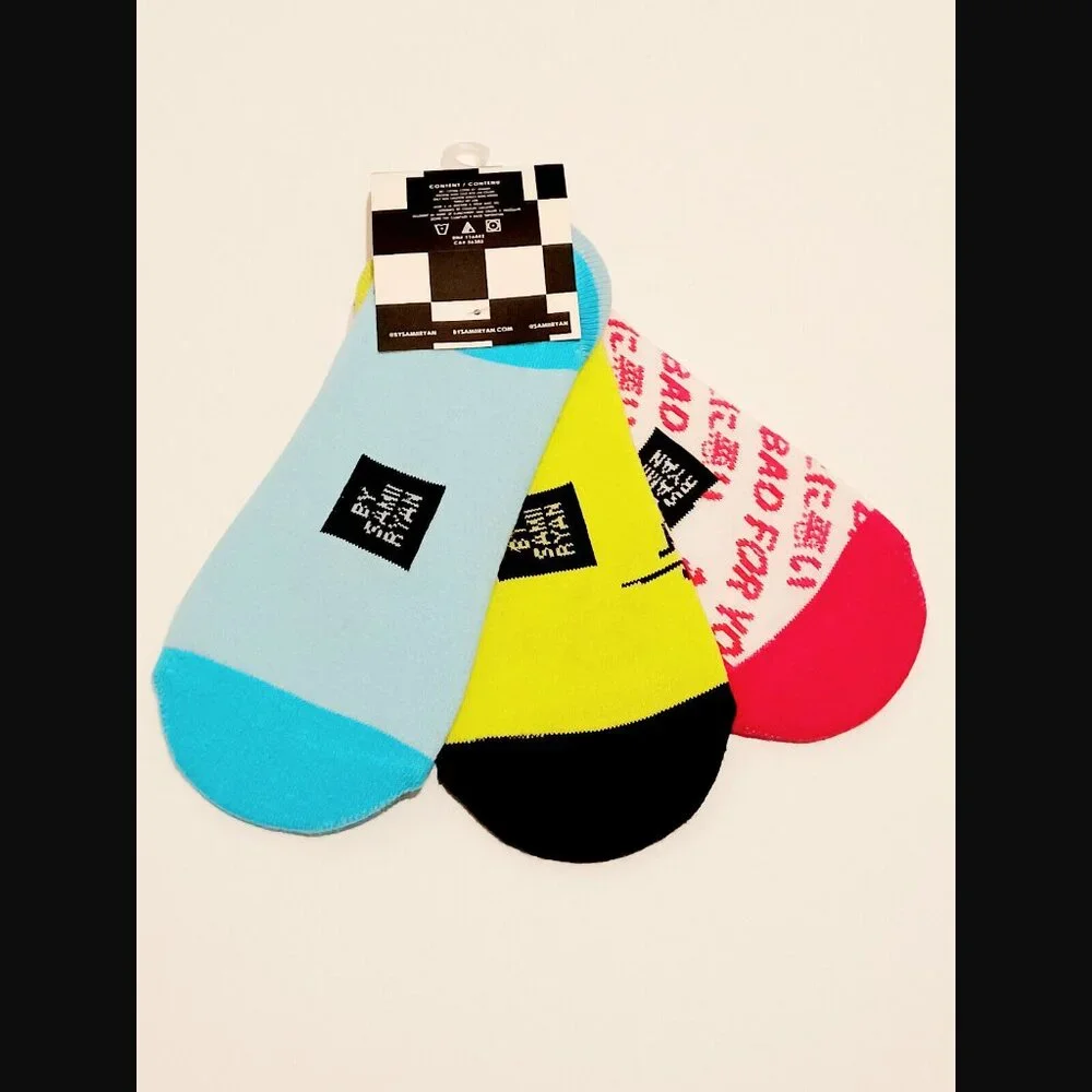 By Samii Ryan 6 Pairs No Show Socks Size 5-10 NWT